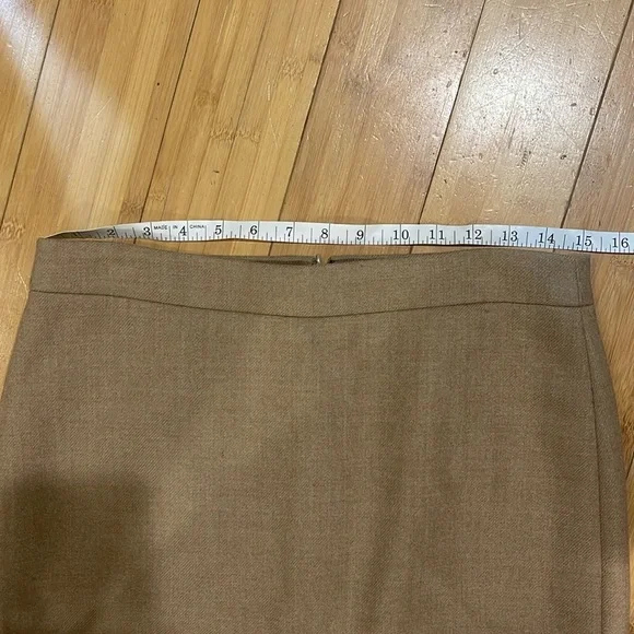 J.Crew No. 2 Pencil Wool Skirt- Camel ✨ - Picture 3 of 12